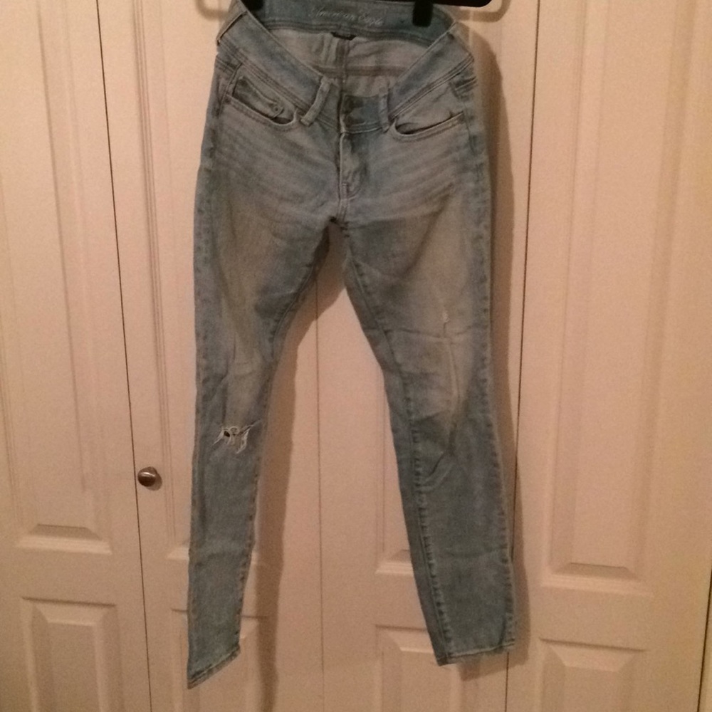 American Eagle Distressed Skinny Jeans